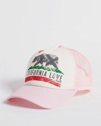 3 Girls' Pitstop Jr Trucker Hat Multicolor GAHTHPIT Billabong