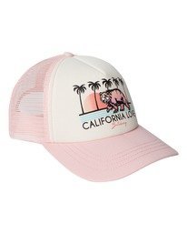 4 Girls' Pitstop Jr Trucker Hat Multicolor GAHTHPIT Billabong