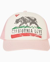 1 Girls' Pitstop Jr Trucker Hat Brown GAHTHPIT Billabong