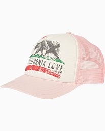 0 Girls' Pitstop Jr Trucker Hat Brown GAHTHPIT Billabong