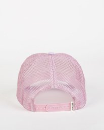 3 Girls' Pitstop Jr Trucker Hat Purple GAHTHPIT Billabong
