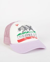 2 Girls' Pitstop Jr Trucker Hat Purple GAHTHPIT Billabong