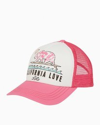 0 Girls' Pitstop Jr Trucker Hat Pink GAHTHPIT Billabong