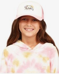 1 Girls' Pitstop Jr Trucker Hat Pink GAHTHPIT Billabong