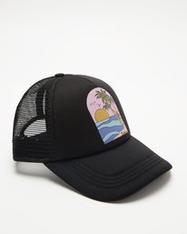 2 Girls' Ohana Trucker Hat Black GAHWQBOH Billabong