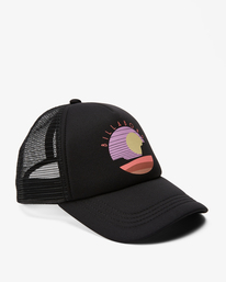 2 Girls' Ohana Trucker Hat Black GAHWQBOH Billabong