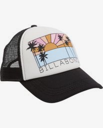 2 Girls' Ohana Trucker Hat Black GAHWQBOH Billabong