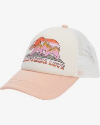 1 Girls' Ohana Trucker Hat Orange GAHWQBOH Billabong