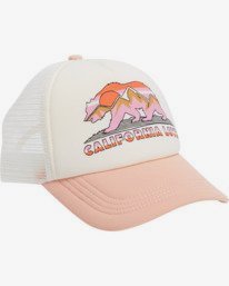 3 Girls' Ohana Trucker Hat Orange GAHWQBOH Billabong