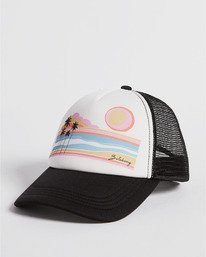 3 Girls' Ohana Trucker Hat White GAHWQBOH Billabong