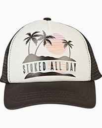 1 Girls' Ohana Trucker Hat Black GAHWQBOH Billabong