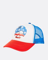 0 Girls' Ohana Trucker Hat Red GAHWQBOH Billabong