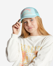 0 Girls' Ohana Trucker Hat Blue GAHWQBOH Billabong