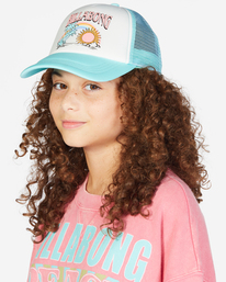 0 Girls' Ohana Trucker Hat Blue GAHWQBOH Billabong