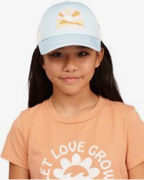 1 Girls' Ohana Trucker Hat Blue GAHWQBOH Billabong