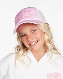 0 Girls' Ohana Trucker Hat Pink GAHWQBOH Billabong