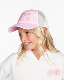 1 Girls' Ohana Trucker Hat Pink GAHWQBOH Billabong
