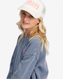 3 Girls' Ohana Trucker Hat Pink GAHWQBOH Billabong