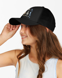 2 Girls' Ohana Trucker Hat Orange GAHWQBOH Billabong