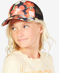0 Girls' Shenanigans Trucker Hat Orange GAHWQBSH Billabong