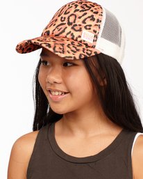 0 Girls' Shenanigans Trucker Hat Brown GAHWQBSH Billabong