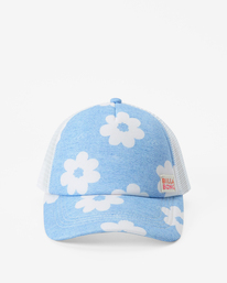 1 Girls' Shenanigans Trucker Hat Blue GAHWQBSH Billabong