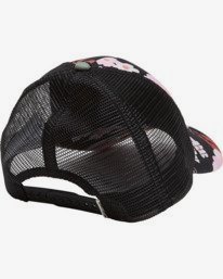 2 Girls' Shenanigans Trucker Hat Black GAHWQBSH Billabong