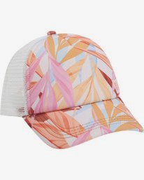 5 Girls' Shenanigans Trucker Hat Grey GAHWQBSH Billabong