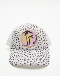 5 Girls' Shenanigans Trucker Hat White GAHWQBSH Billabong