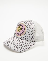 4 Girls' Shenanigans Trucker Hat White GAHWQBSH Billabong