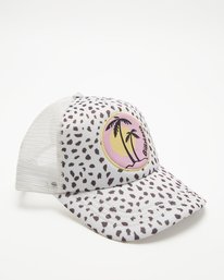 6 Girls' Shenanigans Trucker Hat White GAHWQBSH Billabong