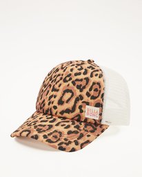 3 Girls' Shenanigans Trucker Hat Brown GAHWQBSH Billabong