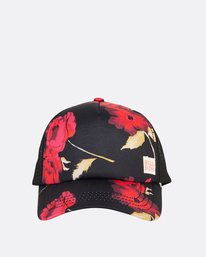 0 Girls' Shenanigans Trucker Hat Red GAHWQBSH Billabong