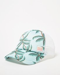 0 Girls' Shenanigans Trucker Hat Grey GAHWQBSH Billabong