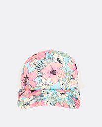 0 Girls' Shenanigans Trucker Hat Green GAHWQBSH Billabong