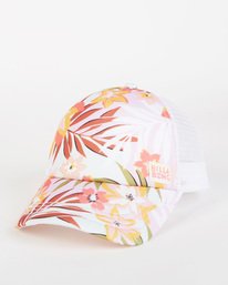 0 Girls' Shenanigans Trucker Hat Green GAHWQBSH Billabong
