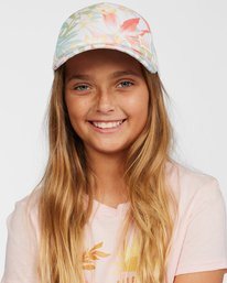 2 Girls' Shenanigans Trucker Hat Orange GAHWQBSH Billabong