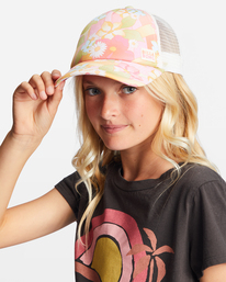0 Girls' Shenanigans Trucker Hat Pink GAHWQBSH Billabong