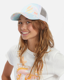 0 Girls' Shenanigans Trucker Hat Grey GAHWQBSH Billabong