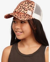2 Girls' Shenanigans Trucker Hat Brown GAHWQBSH Billabong