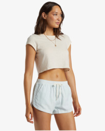 3 Road Trippin Elastic Waist Shorts Blue J202EROA Billabong