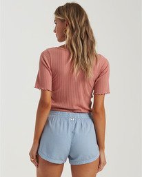 3 Road Trippin Elastic Waist Shorts Blue J202EROA Billabong