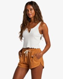 1 Road Trippin Elastic Waist Shorts Brown J202EROA Billabong