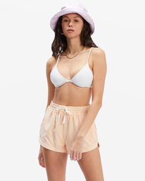 billabong, Road Trippin Elastic Waist Shorts, JUST PEACHY (jpe) Road Trippin - Elasticated Shorts for Women J202EROA