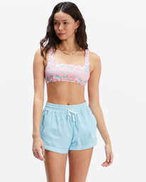 1 Road Trippin Elastic Waist Shorts Blue J202EROA Billabong