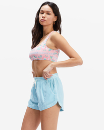 2 Road Trippin Elastic Waist Shorts Blue J202EROA Billabong