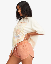 1 Road Trippin Elastic Waist Shorts Pink J202EROA Billabong