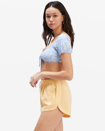 1 Road Trippin Elastic Waist Shorts Yellow J202EROA Billabong