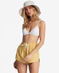 billabong, Road Trippin - Short à taille élastique pour Femme, GOLD COAST (ygy0) Road Trippin - Elasticated Shorts for Women J202EROA