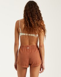 3 Road Trippin Elastic Waist Shorts Brown J202EROA Billabong